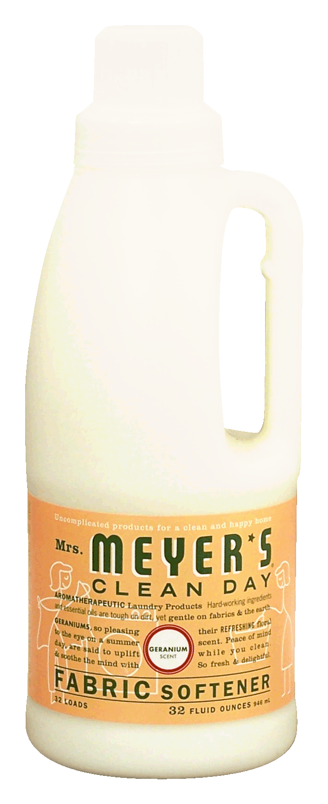 Mrs. Meyers Clean Day fabric softener, 32 loads, geranium scent Full-Size Picture